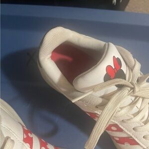 ADIDAS AND DISNEY RARE Women’s or Kids Sneakers - Red and White